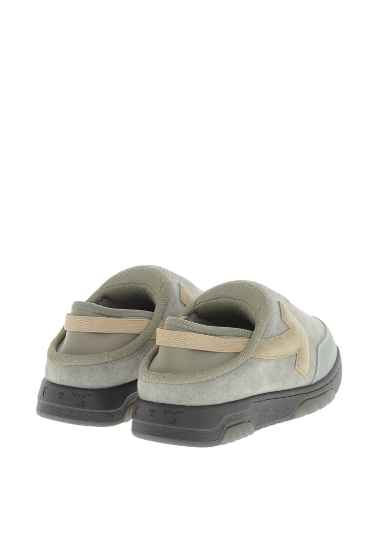 Grey Round-toe Mules 3