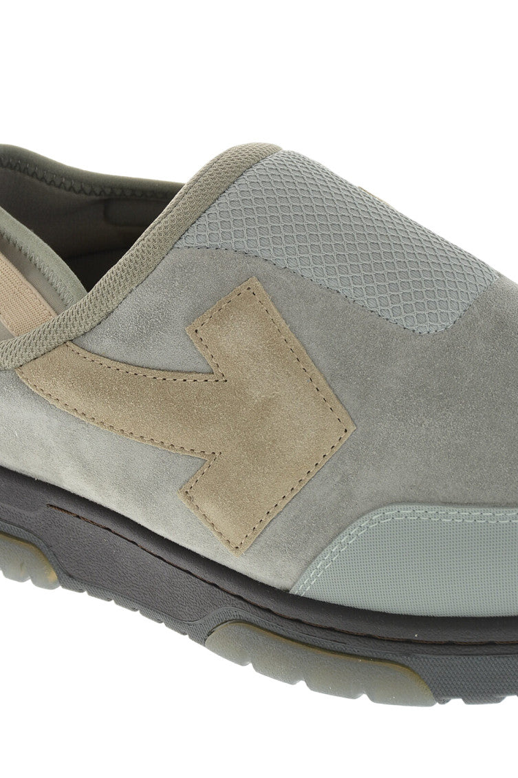 Grey Round-toe Mules 4
