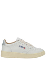White Color Block Sneakers 1