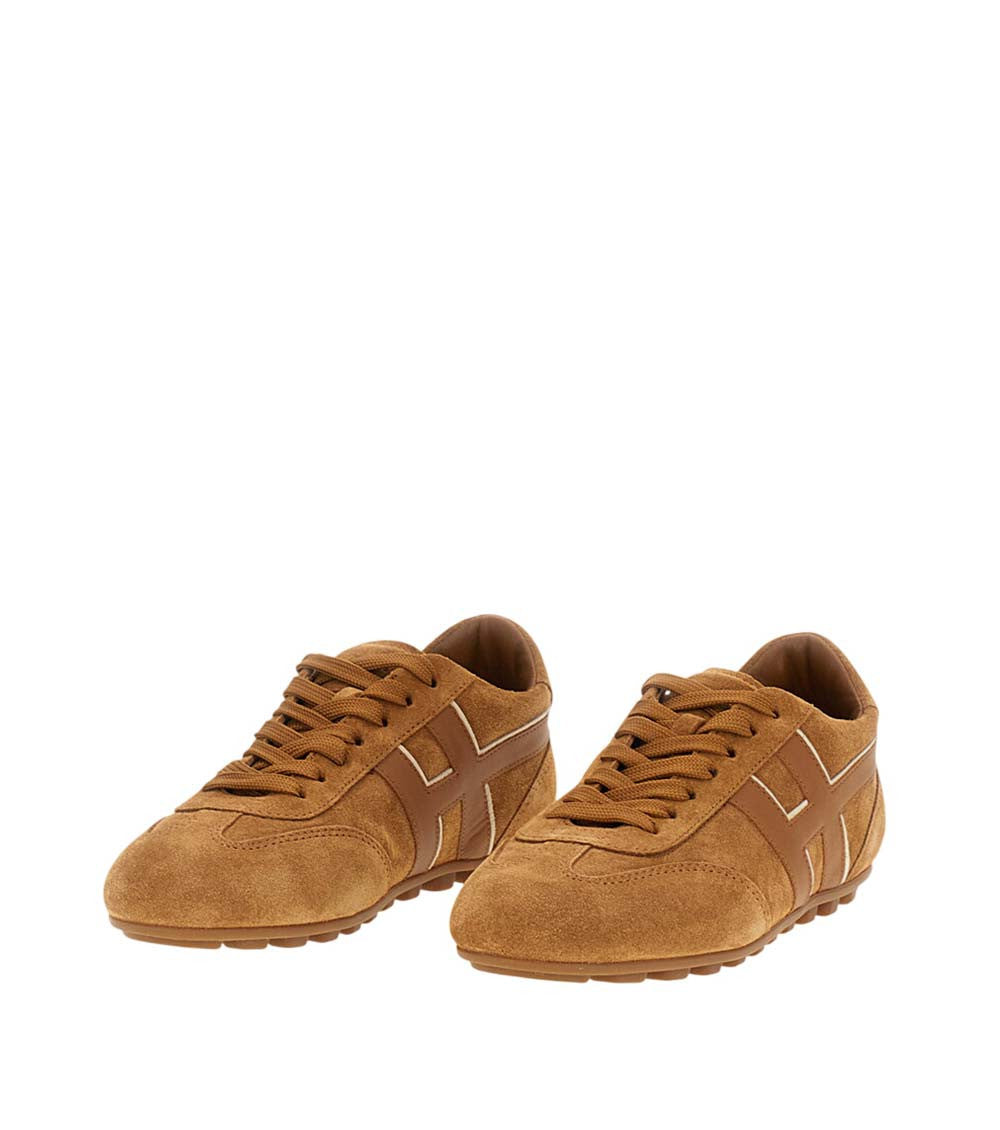 Brown Logo Sneakers 2