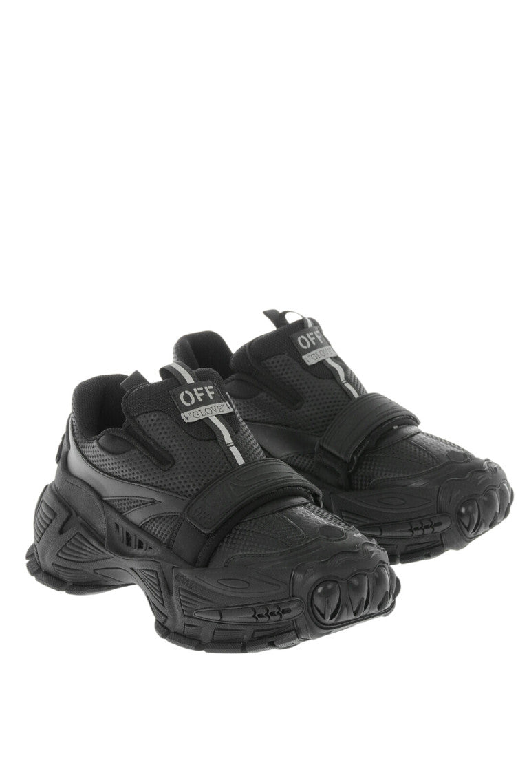 Black Leather Slip-On Sneakers 2