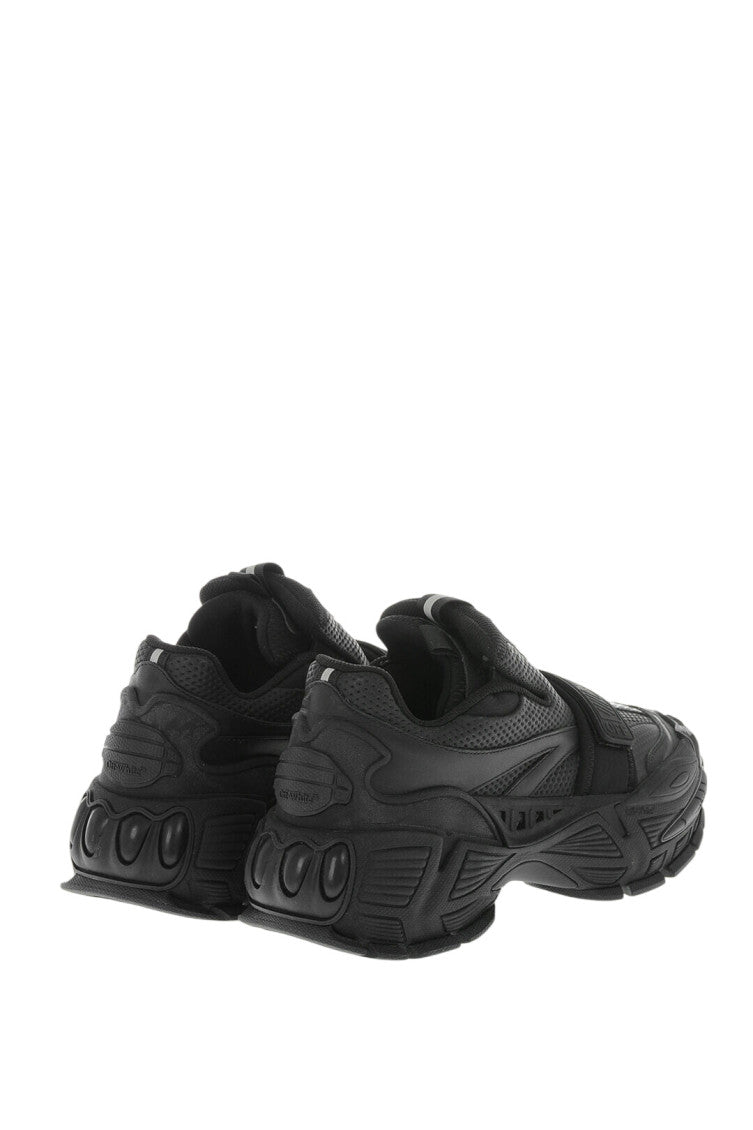 Black Leather Slip-On Sneakers 3