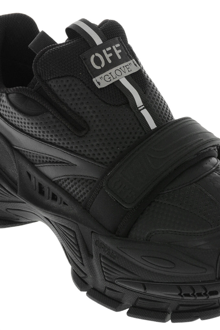 Black Leather Slip-On Sneakers 4