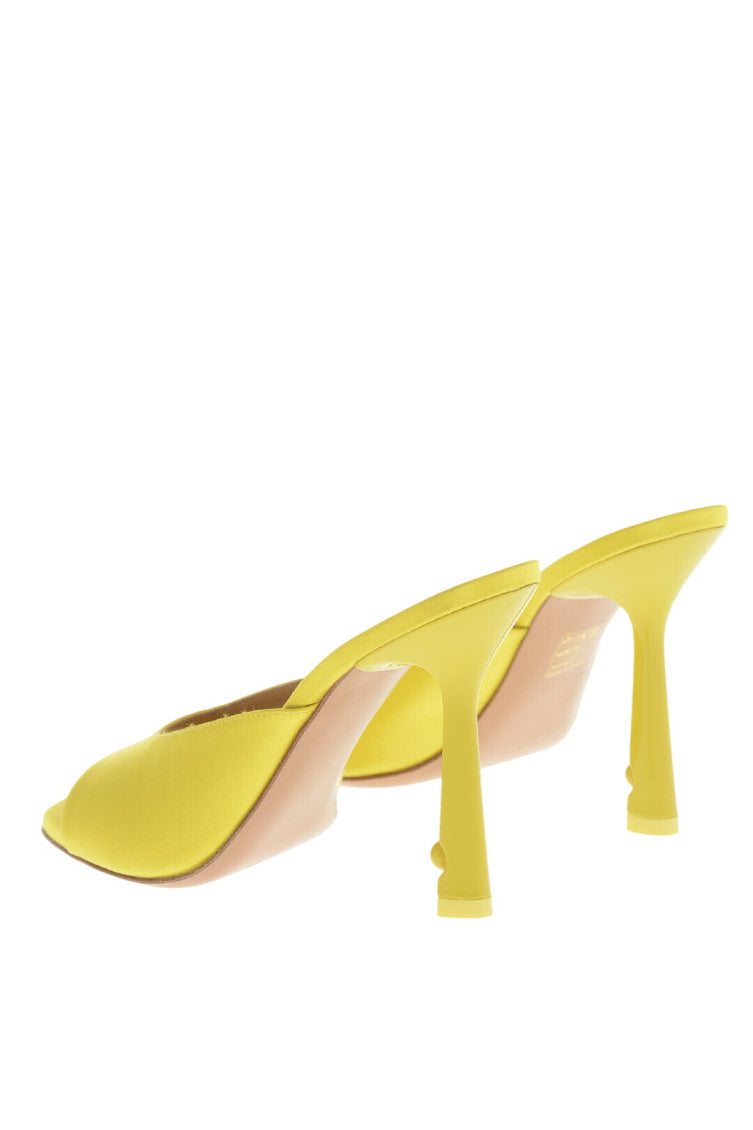 Yellow Slip On Heels 3