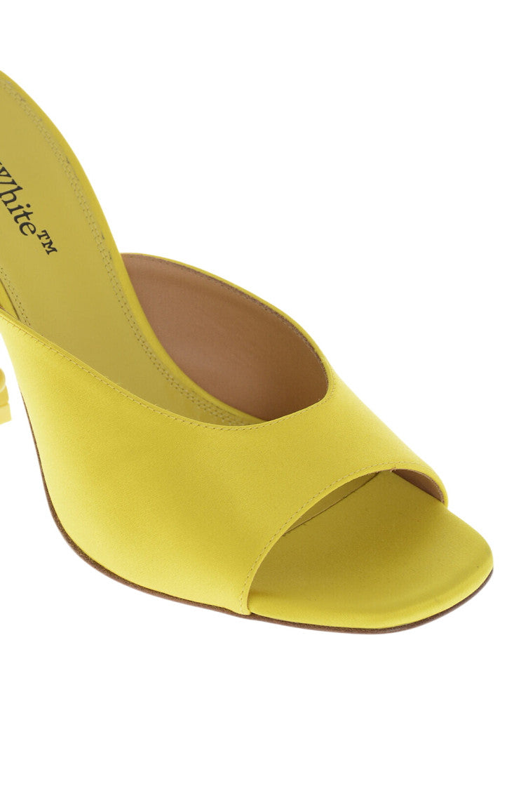 Yellow Slip On Heels 4