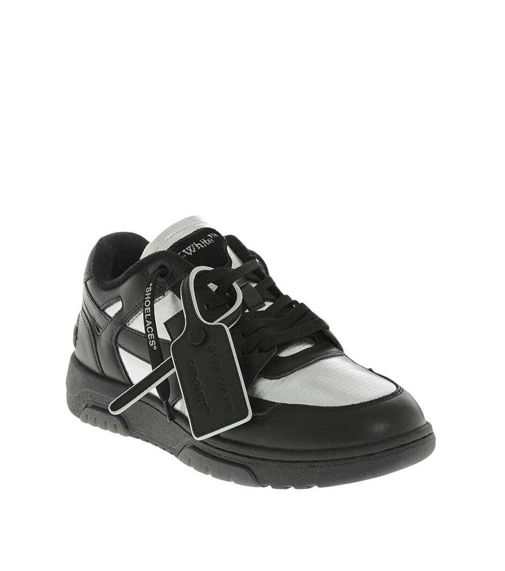BlackWhite  Color Block Sneakers 2