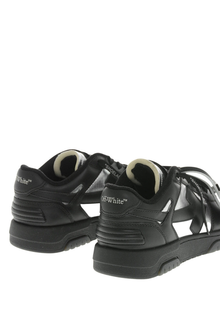 BlackWhite  Color Block Sneakers 3
