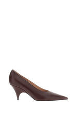 Maroon Slip On Pumps 1