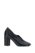 Black Solid Pumps 1