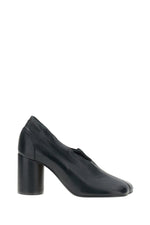 Black Solid Pumps 1