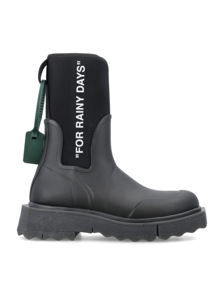 Black Round-toe Boots 1