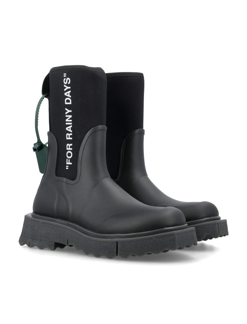 Black Round-toe Boots 2