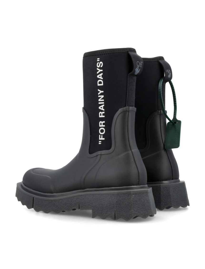 Black Round-toe Boots 4