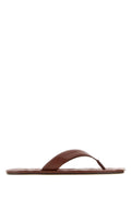 Brown Leather Slippers 1