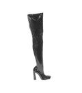 Grey Leather Boots 1