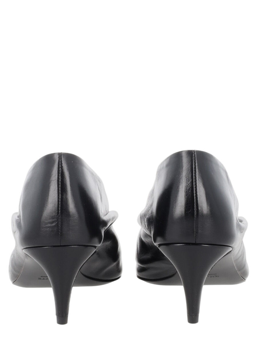 Black Leather Pumps 3