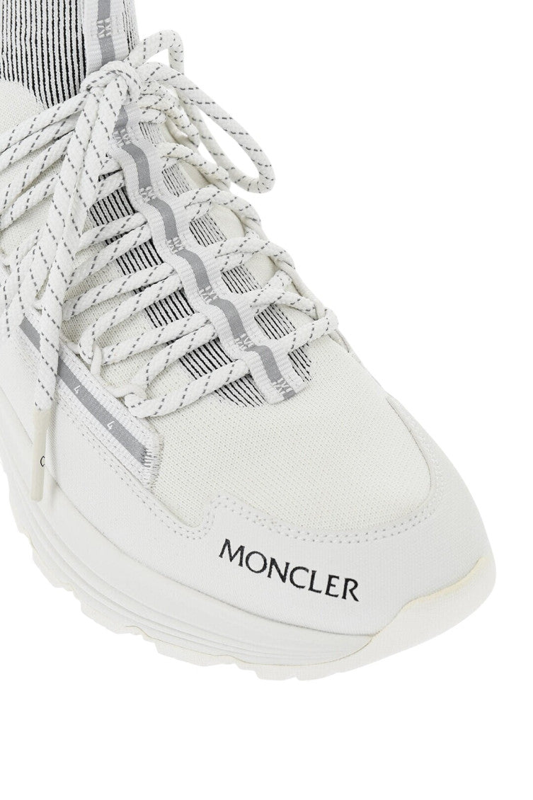 White Logo Runner Sneakers 4
