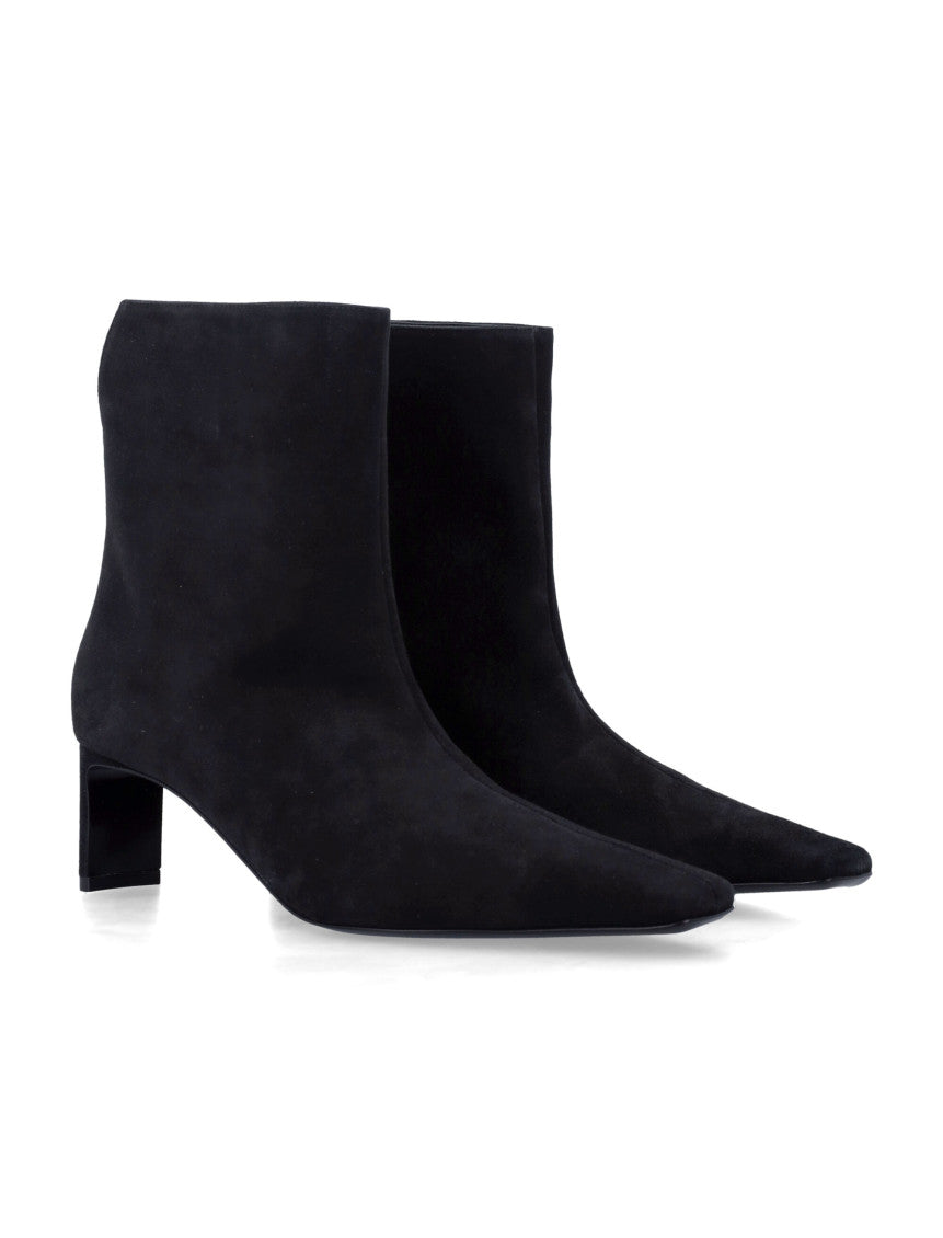 Black Pointed-toe Ankle Boots 2