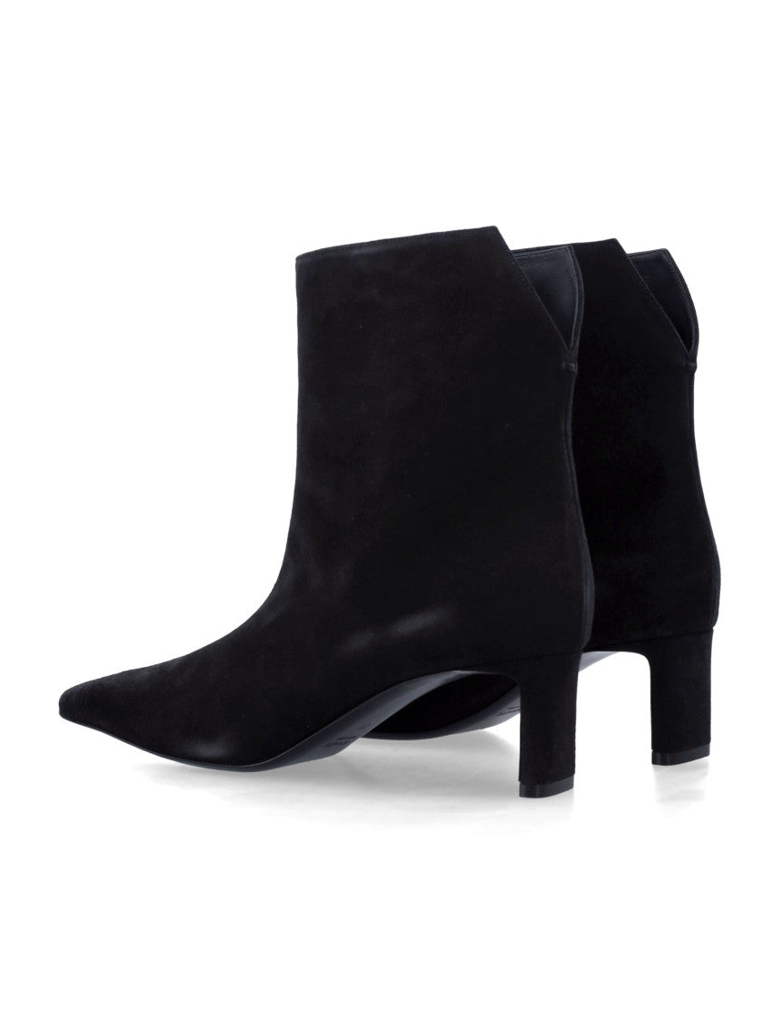 Black Pointed-toe Ankle Boots 3