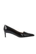Black Leather Pumps 1