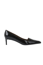 Black Leather Pumps 1