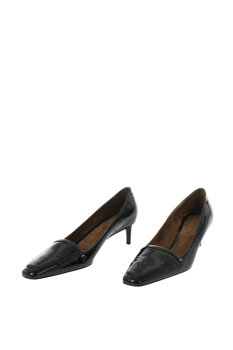Black Leather Pumps 2