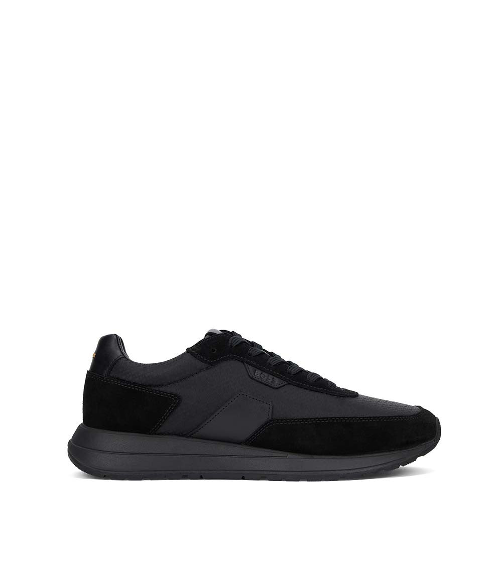 Black Logo Low-Top Sneakers 1