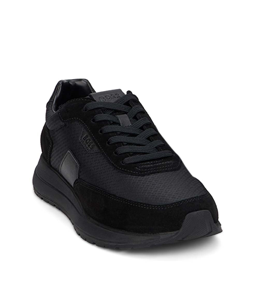 Black Logo Low-Top Sneakers 3