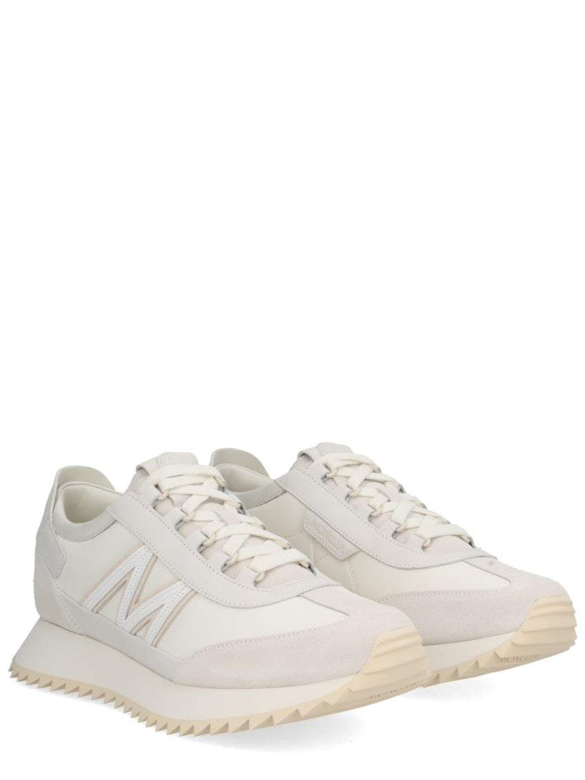 White Logo Lace-up Sneakers 2