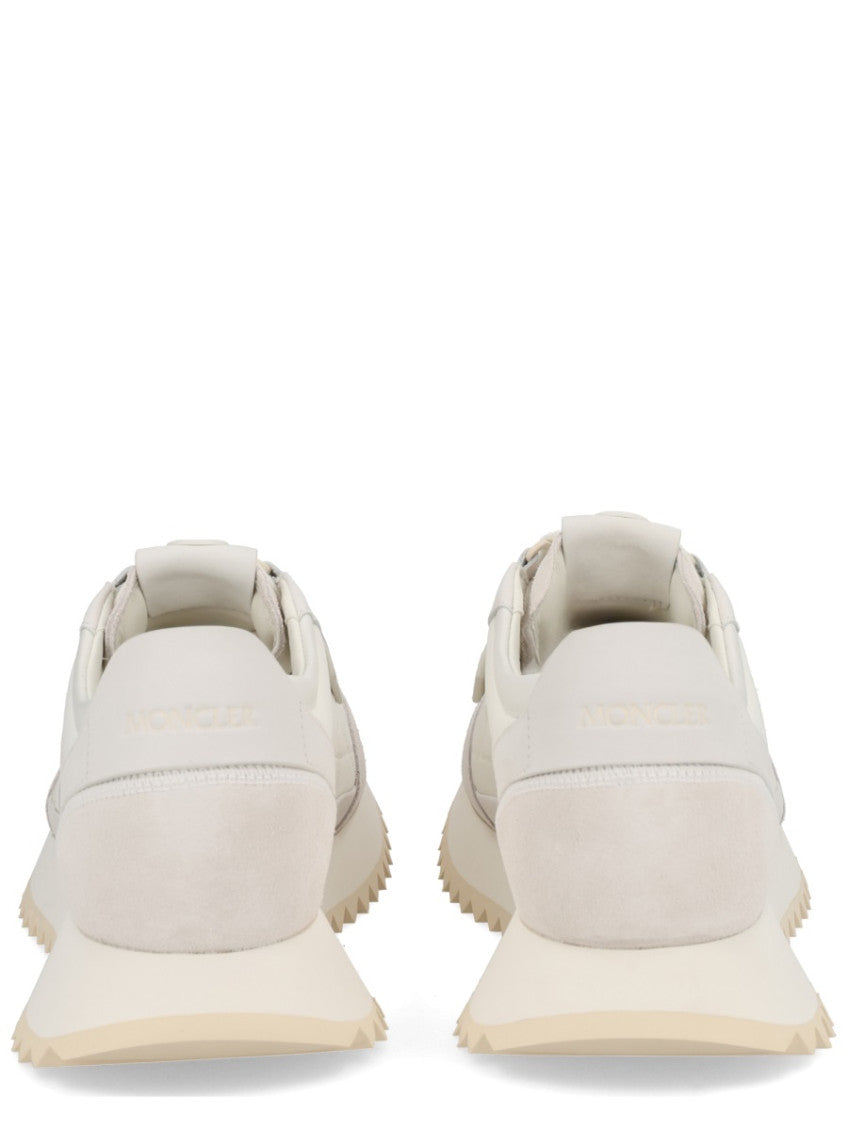 White Logo Lace-up Sneakers 4