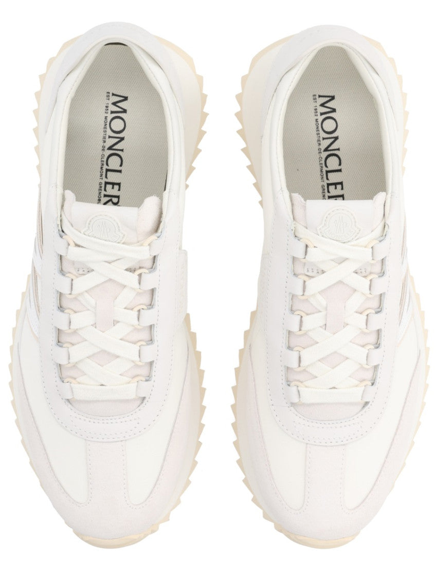 White Logo Lace-up Sneakers 5