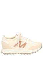 White Color-Block Sneakers 1