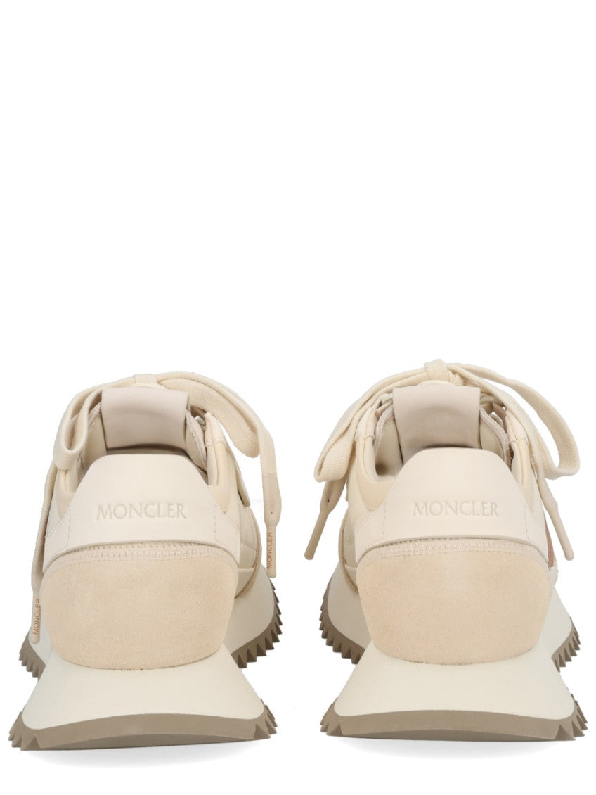 White Color-Block Sneakers 3
