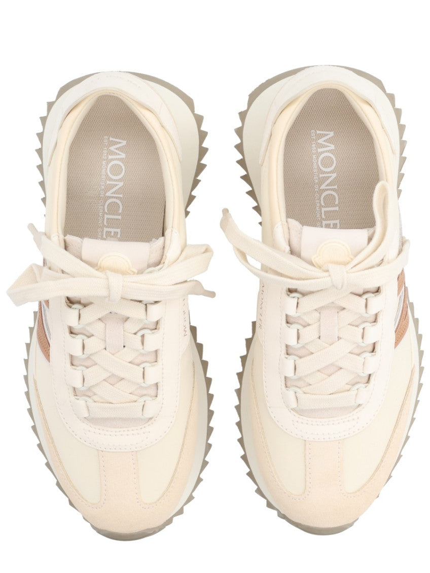 White Color-Block Sneakers 4