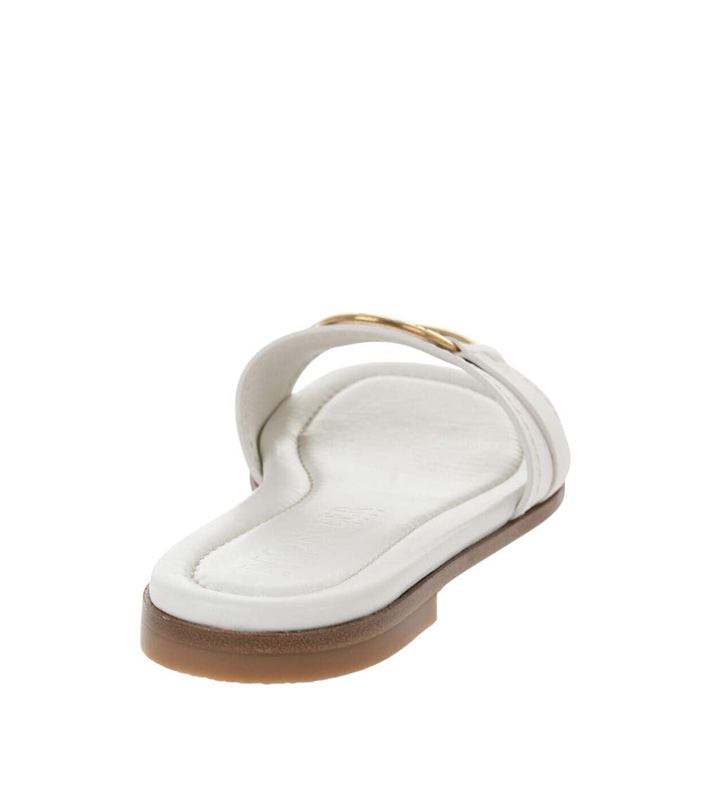 White Leather Sandals 2