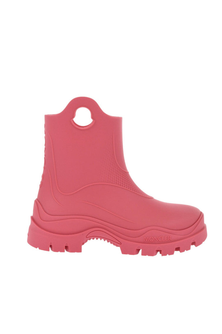 Pink Rubber Ankle Boots 1