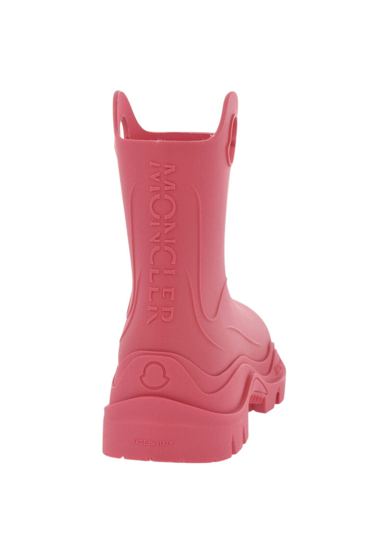 Pink Rubber Ankle Boots 2