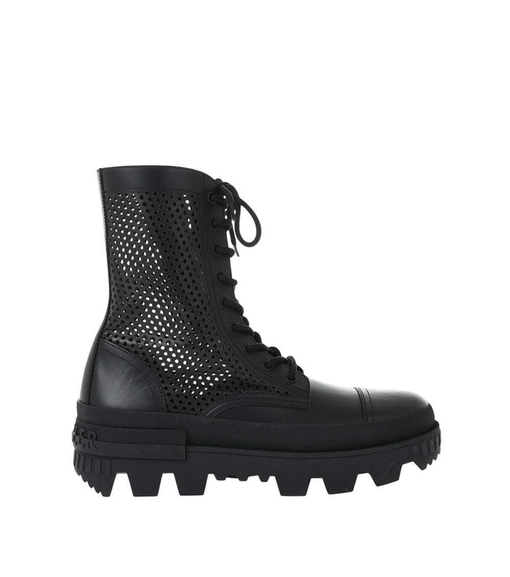 Black Lace-Up Boots 1