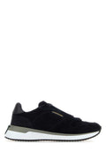 Navy Blue Logo Sneakers 1