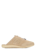 Beige Logo Mules 1