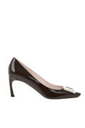 Brown Leather Pumps 1