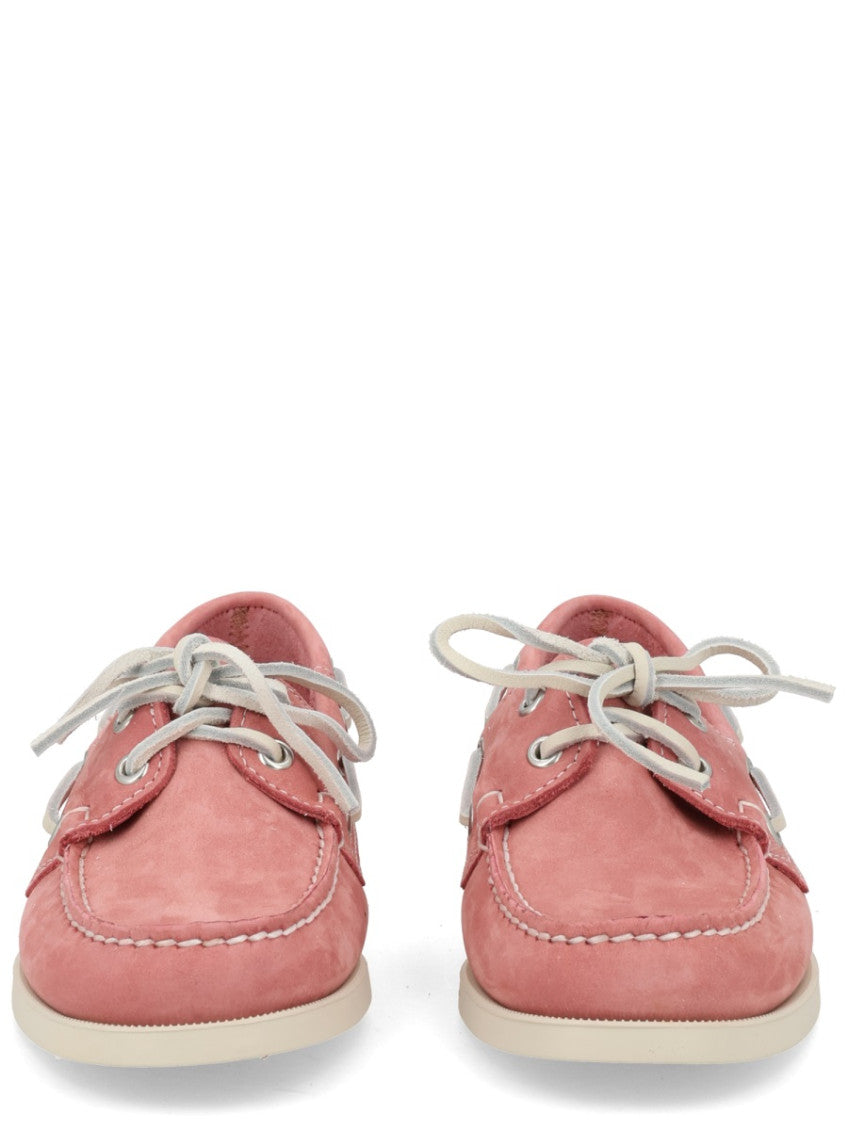 Pink Lace-up Loafers 3