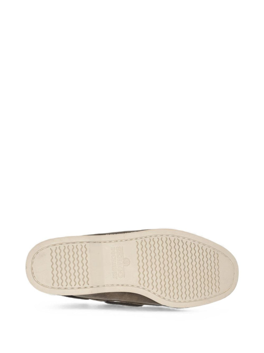 Dark Grey Lace-up Loafers 2