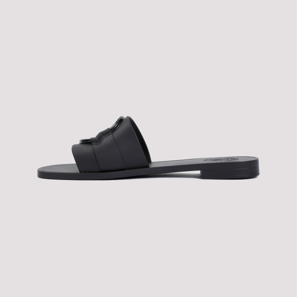 Black Mon Rubber Flats 4
