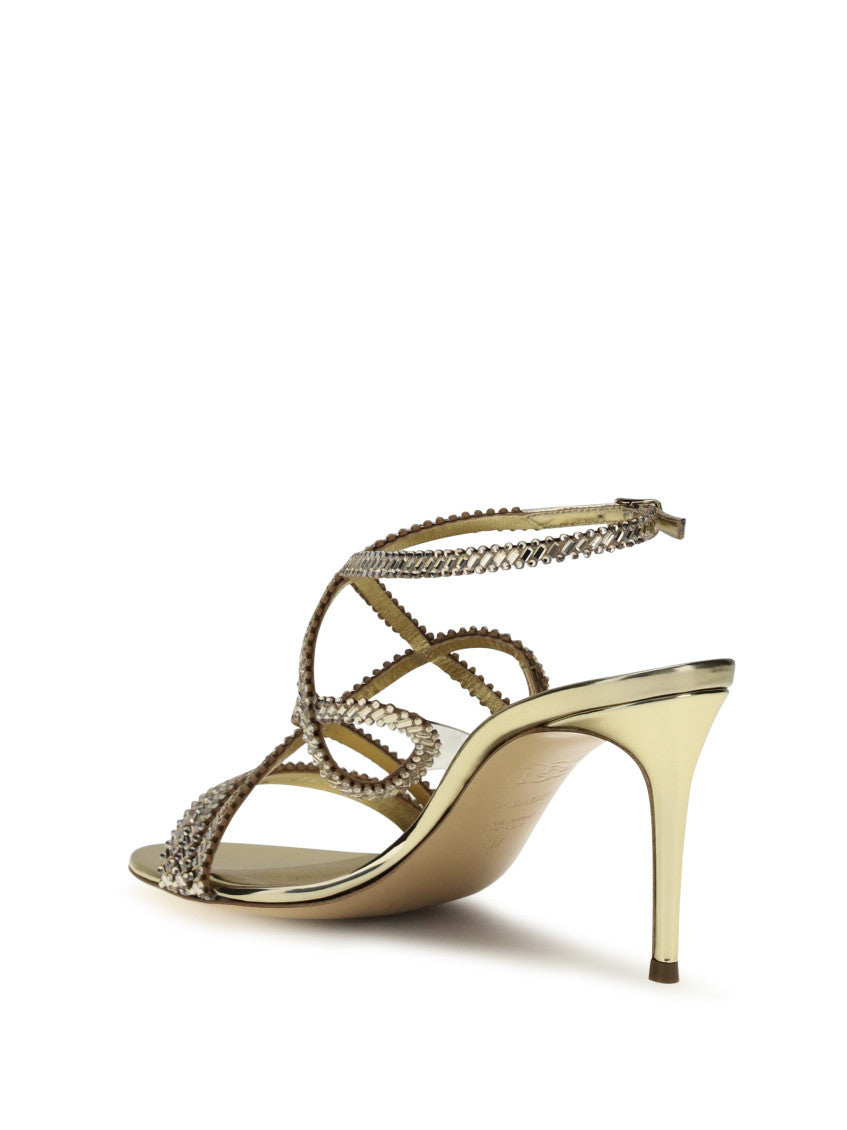 Golden Embellished Heels 3