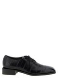 Black Leather Lace Ups Shoes 1