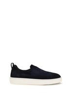 Navy Blue Slip-on Sneakers 1