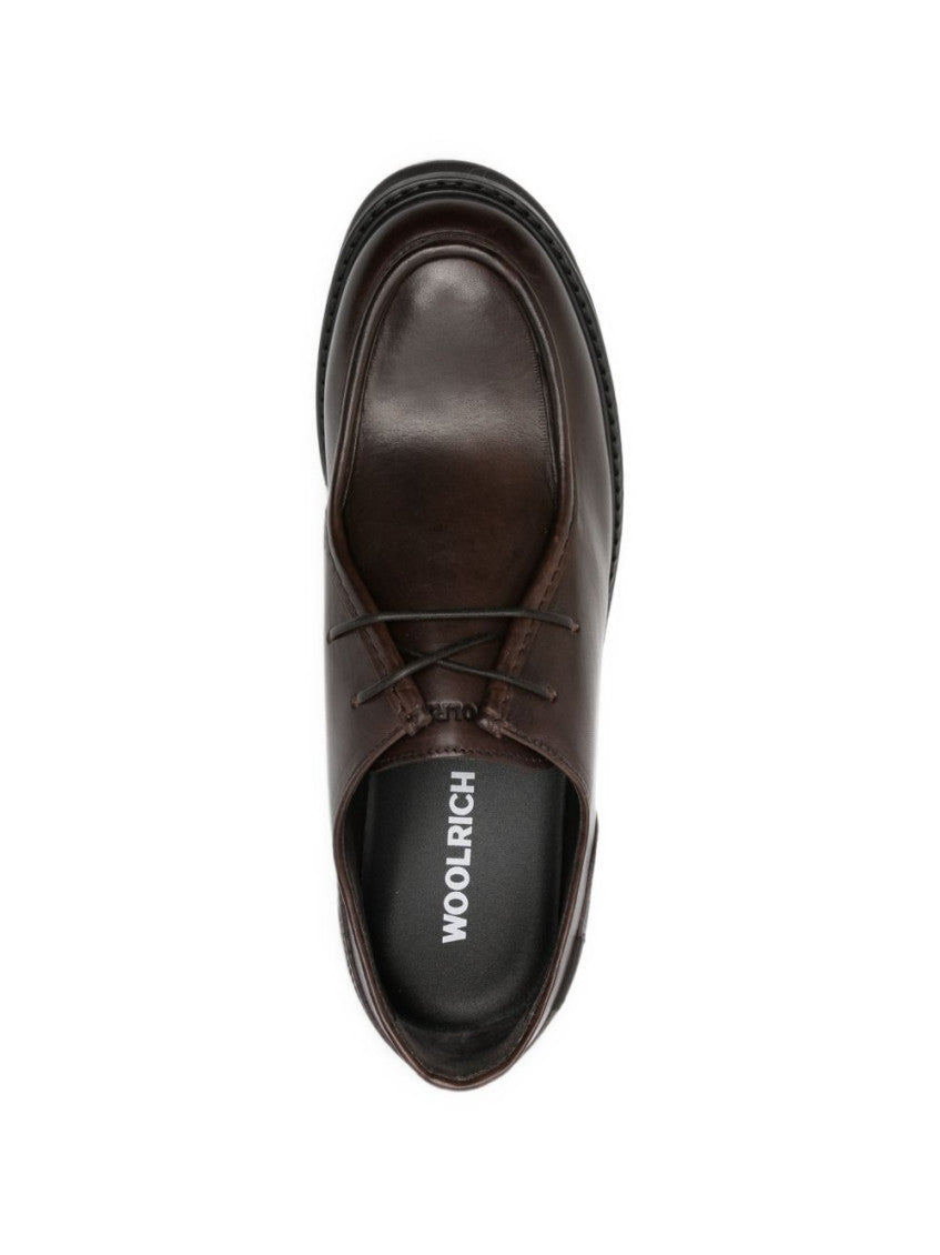 Brown Classic Lace Ups Shoes 3