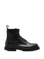 Black Lace Up Boots 1