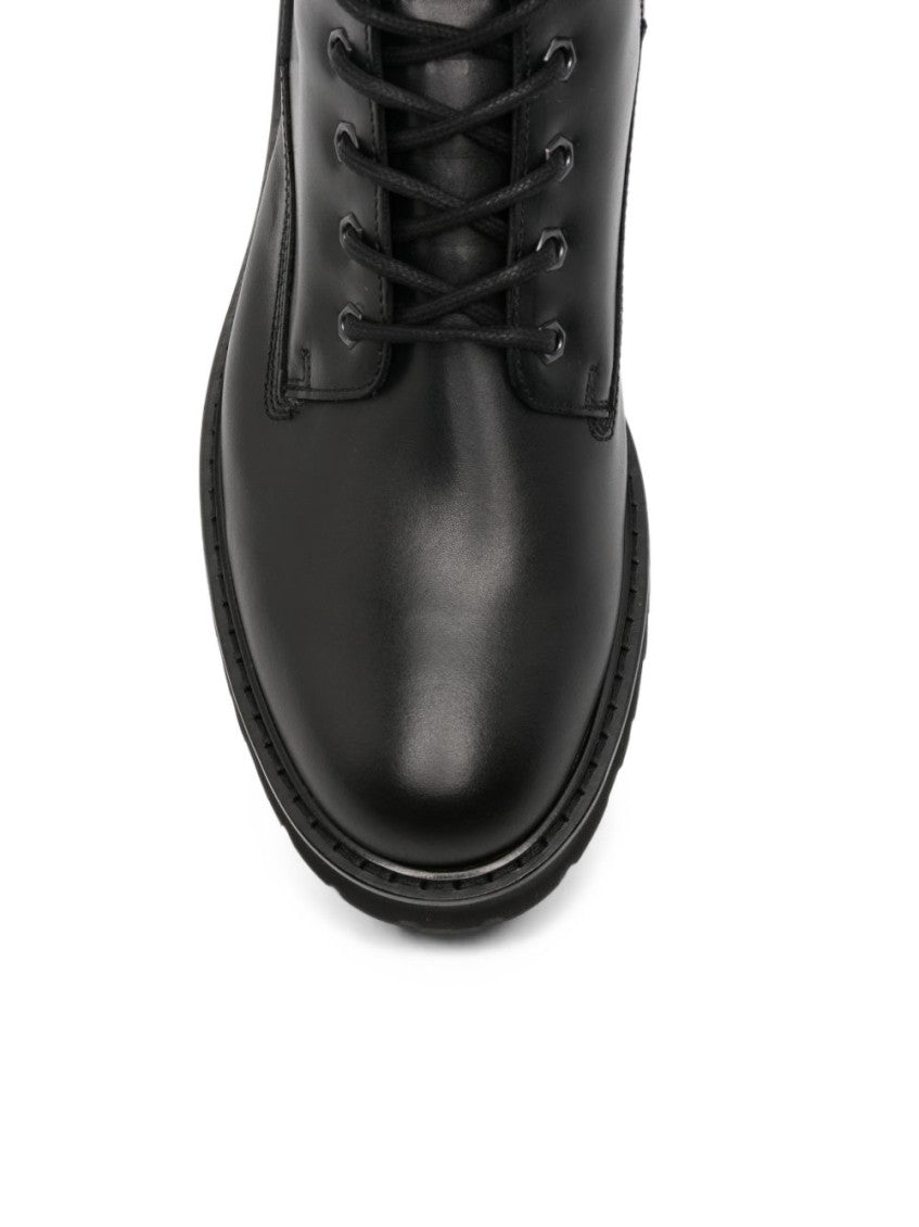 Black Lace Up Boots 3